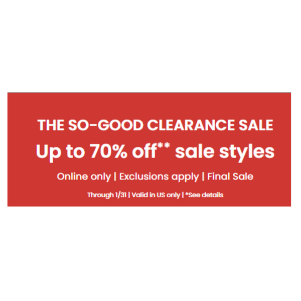 Save Up to 70% Off from Loft Clearance Sale!