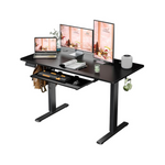 48" Sweetcrispy Electric Standing Desk w/ Pull-Out Keyboard