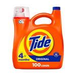 Marea 146 fl Oz. Detergente líquido para ropa o paquetes de jabón de detergente líquido para ropa Tide PODS de 76 unidades