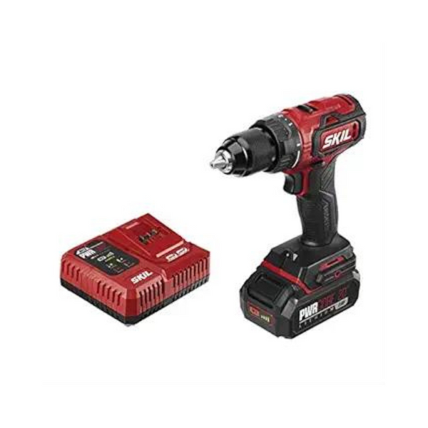 Taladro atornillador Skil Pwr Core de 20 V con batería de 1/2 pulgada