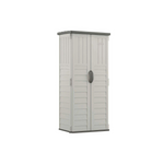 Suncast Resin Vertical Storage Shed, 22 Cubic Feet