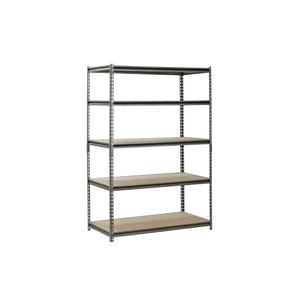 5-Shelf Muscle Rack Freestanding Steel Shelving Unit