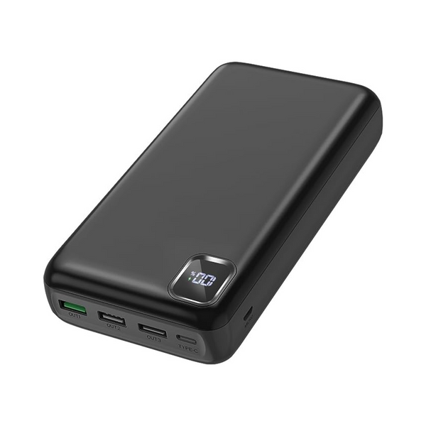 Banco de energía PD de 50,000 mAh y 30 W con USB-C