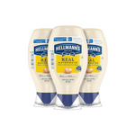 Hellmann's Real Mayonesa Squeeze botella de 20 oz, 3 unidades