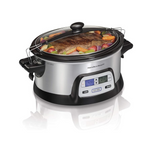 Hamilton Beach 6 Qt Portable Programmable Slow Cooker