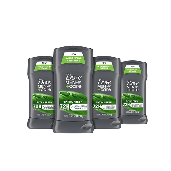 Desodorante antitranspirante Dove Men + Care, paquete de 4