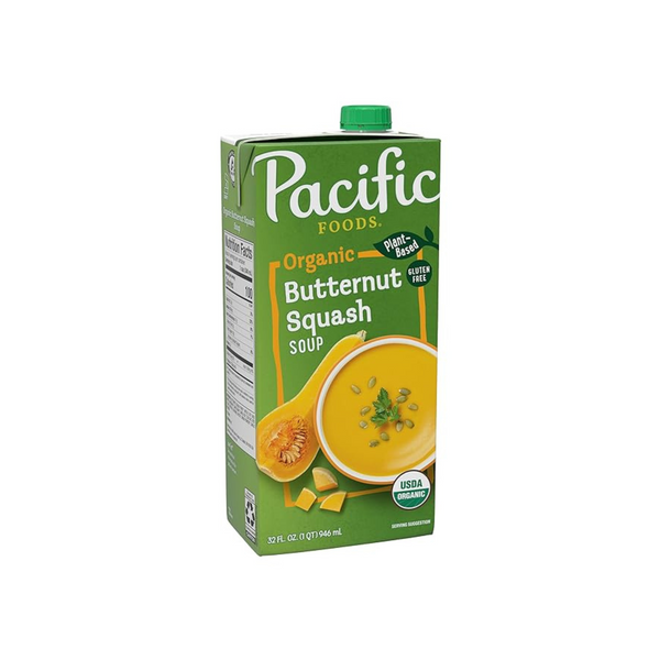 32-Oz Pacific Foods Soups (Tomato Basil, Butternut Squash, Red Pepper & Tomato)