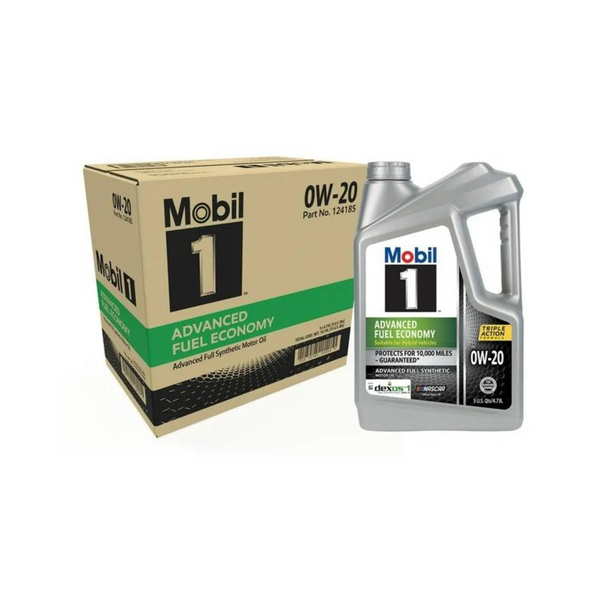 3-Pack 5-Qt Mobil 1 Advanced Fuel Economy Full Synthetic Motor Oil (0W-20)