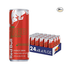 Bebida energética de sandía Red Bull Red Edition, 8.4 onzas líquidas, 24 latas