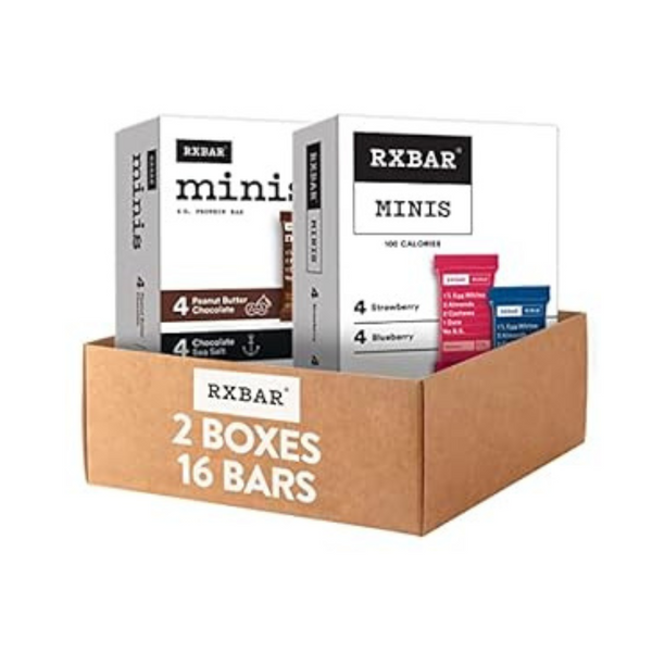 Barras de proteína RXBAR Minis de 16 unidades (paquete variado)