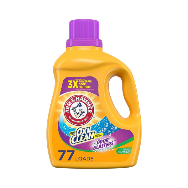 Detergente líquido para ropa Arm &amp; Hammer Plus OxiClean (100 onzas/77 cargas)