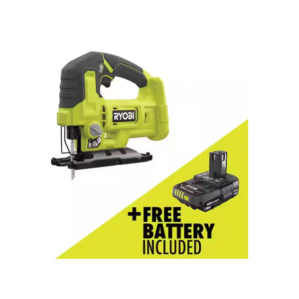 Ryobi One+ 18V Cordless Jig Saw w/ 2.0Ah Battery