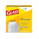 Glad ForceFlex Tall Kitchen Bolsas de basura con cordón de 13 galones, Clorox (100 unidades)