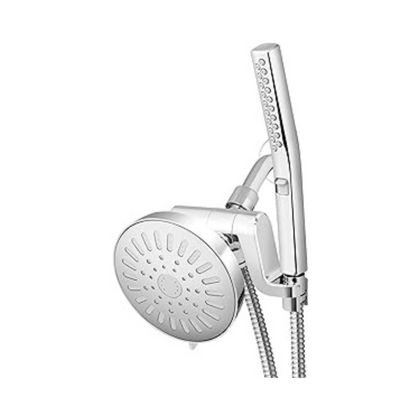 Combo de cabezal de ducha tipo lluvia y varita manual de alta presión Waterpik