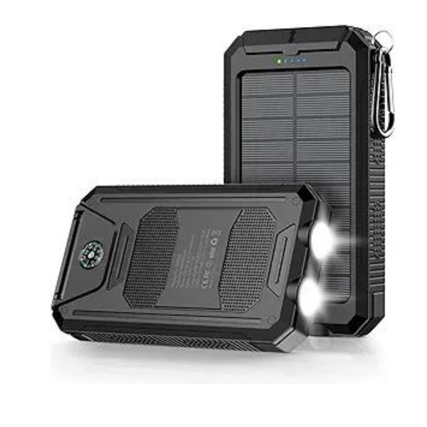 Cargador solar portátil de 20.000 mAh con USB dual