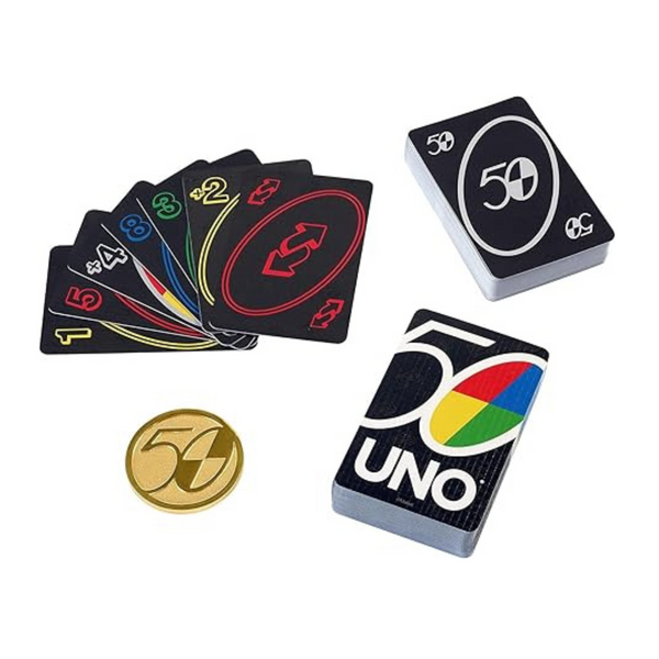 Juego de cartas a juego UNO Premium edición 50 aniversario