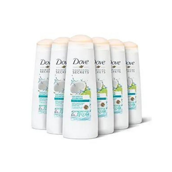 6-Pk Dove Nourishing Secrets Shampoo, 12 Oz Bottles