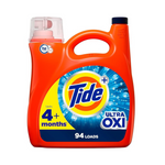 Detergente líquido para ropa Tide de 146 onzas (varios) + $0.80 de crédito de Amazon