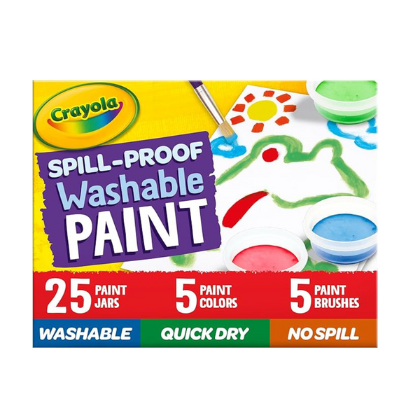 Crayola Spill Proof Washable Paint Set (25ct)