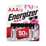 12-Count Energizer MAX AAA Alkaline Batteries