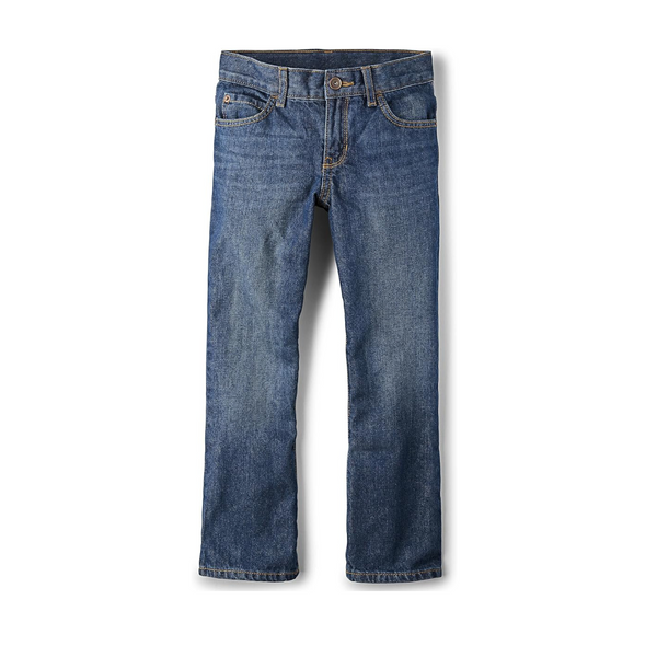 The Children’s Place Boys’ Basic Bootcut Jeans