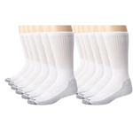 Dickies Men’s Dri-tech Moisture Control Crew Socks (12 Pairs)