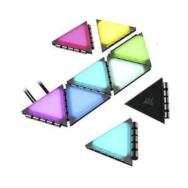 Corsair icue Lc100 Mini Triangle Case Kit básico de paneles de iluminación decorativa