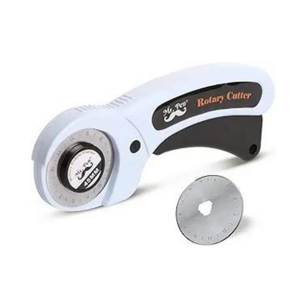 45-mm Mr. Pen Rotary Cutter w/ 1 Extra Blade and Ergonomic Handle