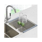 17.5" x 11.8" Seropy Over-The-Sink Roll Up Dish Drying Rack