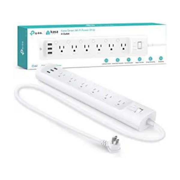 Kasa Smart Plug Power Strip w/ 6 Smart Outlets & 3 USB Ports