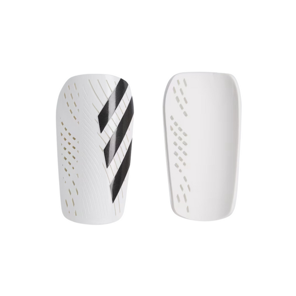 adidas Tiro Club Soccer Shin Guards (White/Black)