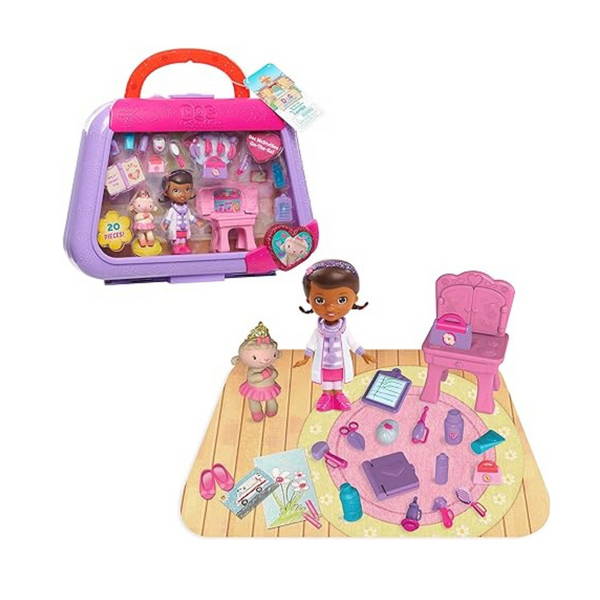 20-Piece Doc Mcstuffins On-the-Go So Much Better Lambie Playset