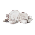 16-Piece Pfaltzgraff Trellis White Dinnerware Set