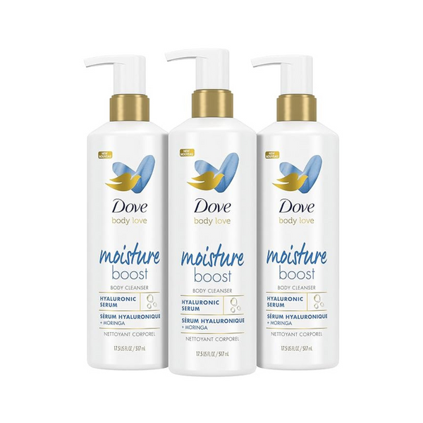 3-Pack 17.5-Oz Dove Body Love Moisture Boost Body Cleanser