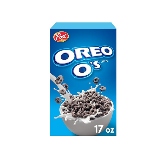 Cereal de chocolate para desayuno Post Oreo O's, 17 oz