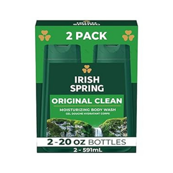 2-Pack 20-Oz Irish Spring Original Clean Body Wash