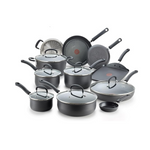 T-fal 17 Piece Ultimate Hard Anodized Nonstick Cookware Set