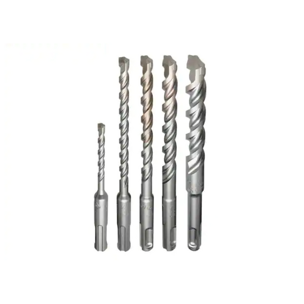 5-Piece Milwaukee 2-Cutter SDS-PLUS Carbide Hammer Drill Bit Set