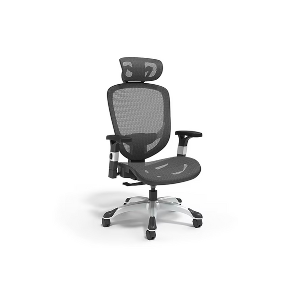 Silla operativa de malla Union &amp; Scale FlexFit Hyken (negro)