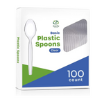 100-Count Heavy Duty Disposable Basic Plastic Spoons