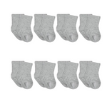 Gerber Baby 8-Pack Wiggle-Proof Jersey Crew Socks