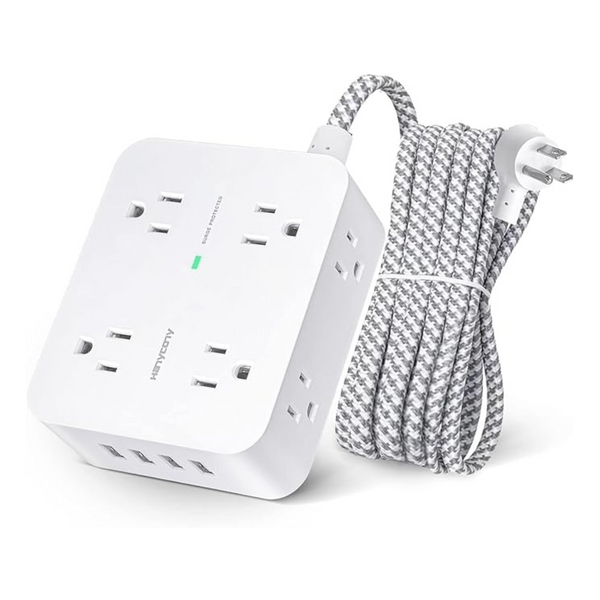 Hanycony 8 Widely Outlets with 4 USB Charging Ports