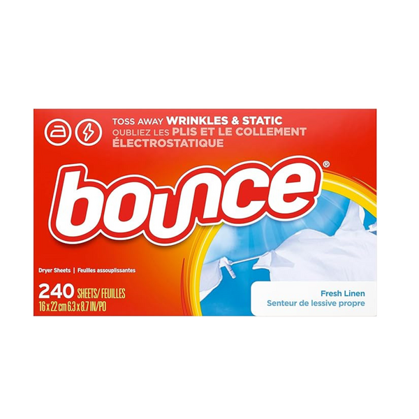 Bounce Dryer Sheets Laundry Fabric Softener, 240 Ct