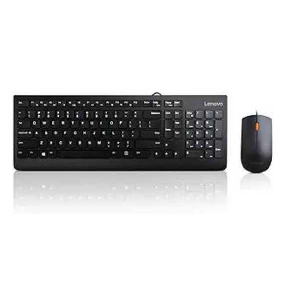 Lenovo 300 Usb Combo • Full-Size Wired Keyboard & Mouse