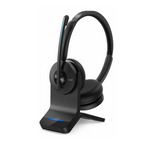 Anker PowerConf H500 con soporte de carga, auriculares Bluetooth de doble oreja