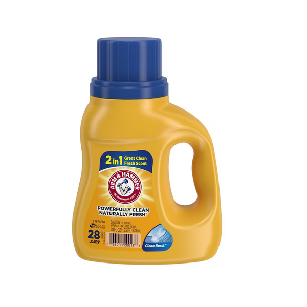 28oz. Detergente para ropa Arm &amp; Hammer (varios aromas) 