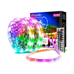 Phopollo 65.6 ft 5050 Color Changing LED Strip Lights