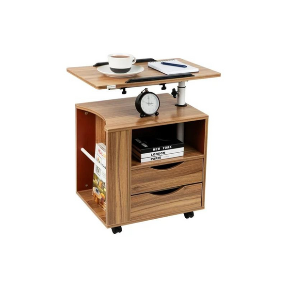 Mind Reader Woodland Workstation w/ Swivel Desktop