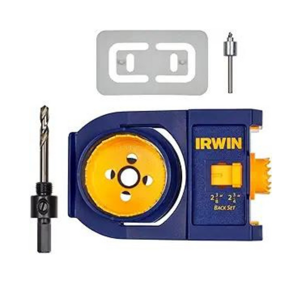 Irwin Bi-Metal Door Lock Installation Kit for Metal & Wood Doors