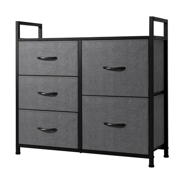 Azl1 Life Concept Wide Dresser Storage Tower with Sturdy Steel Frame